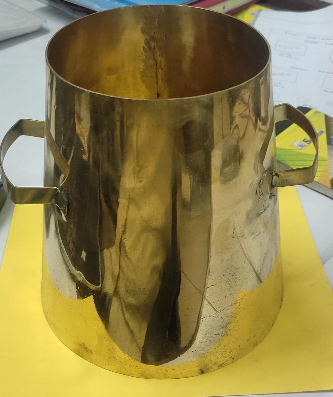 BRASS CONE FOR FLOW TABLE CONCRETE